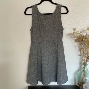 Grey skater dress